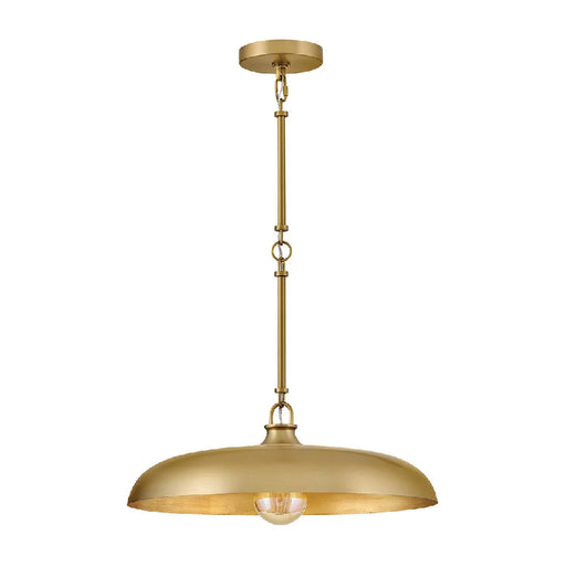 Hinkley 48167 Sadie 1-lt 18" LED Chandelier - Lacquered Brass with Lacquered Brass accents