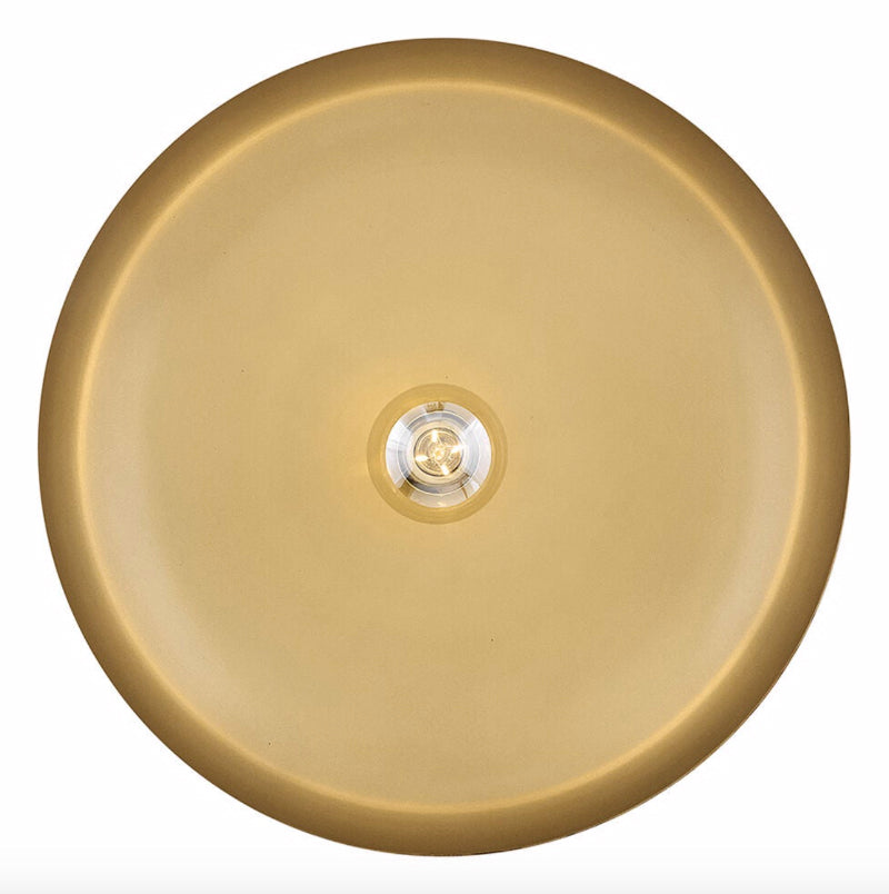 Hinkley 48167 Sadie 1-lt 18" LED Chandelier - Lacquered Brass with Lacquered Brass accents