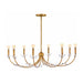 Hinkley 48288 Aliso 8-lt 42" LED Chandelier