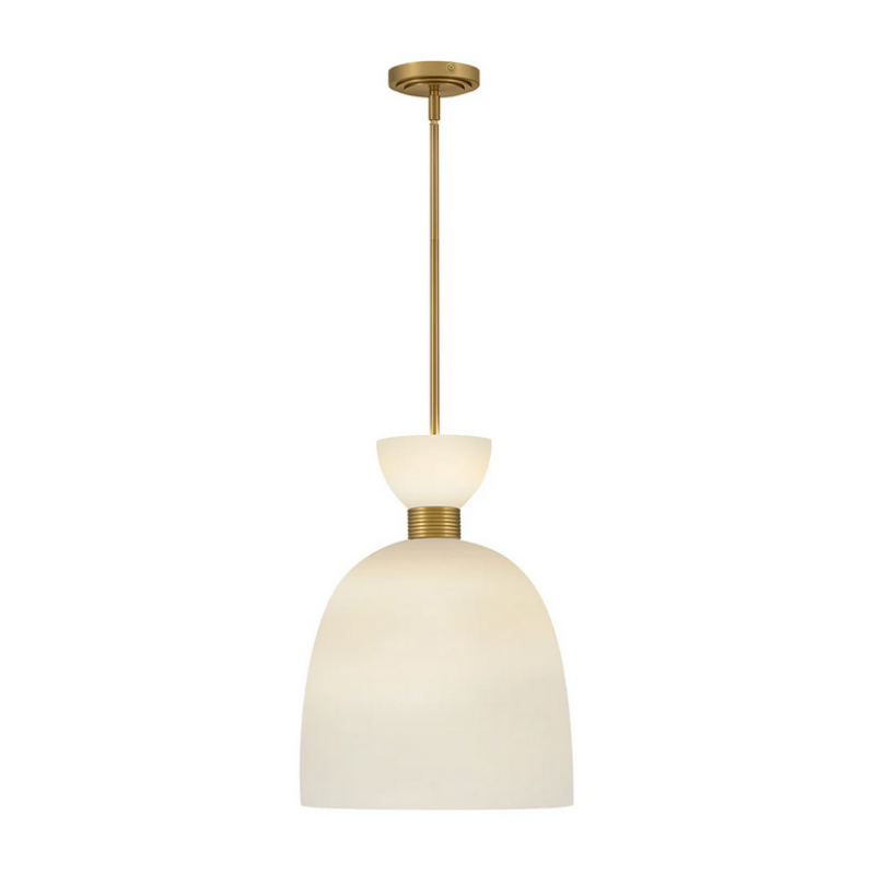 Hinkley 48347 Tallulah 1-lt 14" LED Pendant - Lacquered Brass