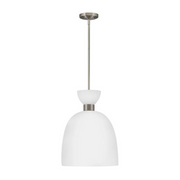 Hinkley 48347 Tallulah 1-lt 14" LED Pendant - Polished Nickel