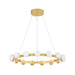 Corbett 484-30 Linus 15-lt 30" LED Chandelier