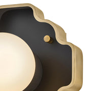 Hinkley 48410-LL Howe 1-lt 8" LED Wall Sconce - Gloss Black