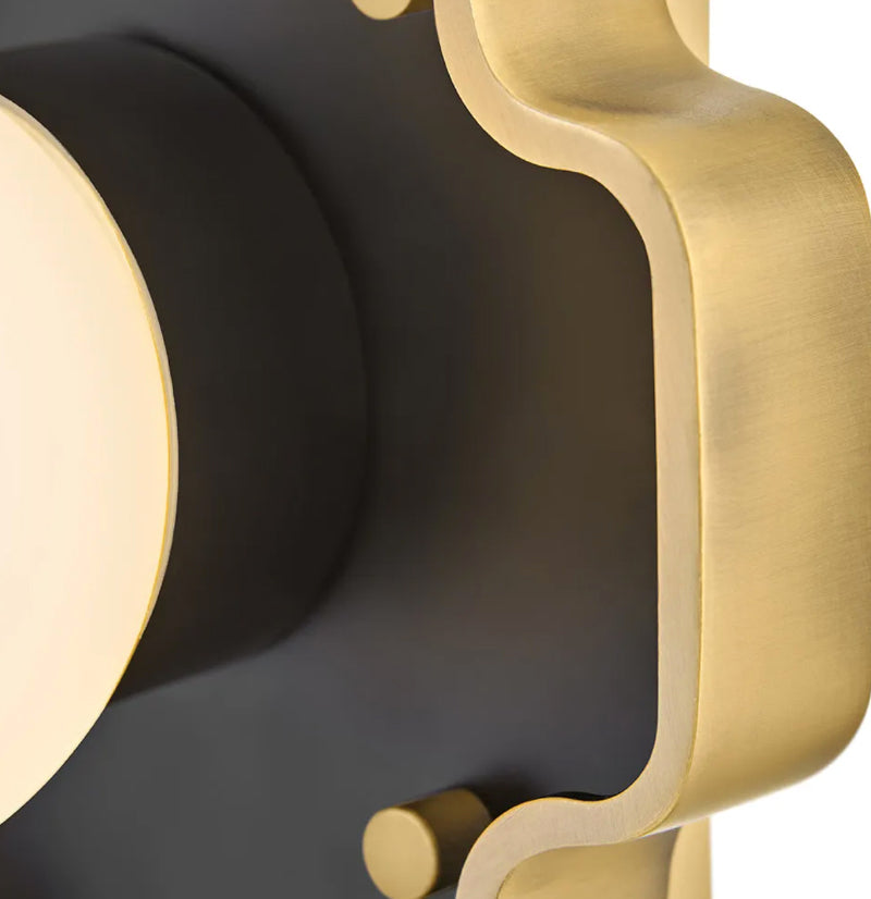 Hinkley 48410-LL Howe 1-lt 8" LED Wall Sconce - Gloss Black