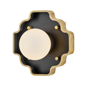 Hinkley 48410-LL Howe 1-lt 8" LED Wall Sconce - Gloss Black