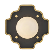 Hinkley 48410-LL Howe 1-lt 8" LED Wall Sconce - Gloss Black