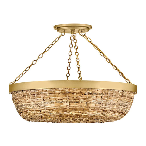 Hinkley 48423 Sanibel 4-lt 20" LED Semi-Flush Mount