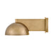 Hinkley 48480-LL Vargas 1-lt 14" Tall LED Task Wall Sconce - Heritage Brass