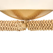 Hinkley 48511 Keona 1-lt 16" LED Semi-Flush Mount - Deluxe Gold