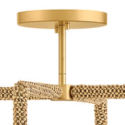 Hinkley 48511 Keona 1-lt 16" LED Semi-Flush Mount - Deluxe Gold