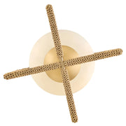 Hinkley 48511 Keona 1-lt 16" LED Semi-Flush Mount - Deluxe Gold