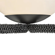 Hinkley 48511 Keona 1-lt 16" LED Semi-Flush Mount - Painted Black Oxide