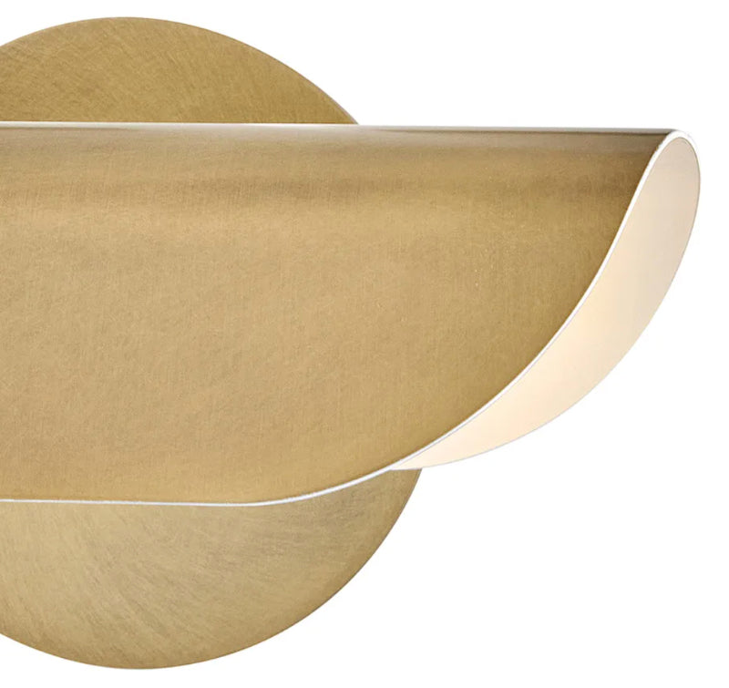 Hinkley 48523 Barrett 2-lt 13" LED Adjustable Accent Wall Light - Heritage Brass