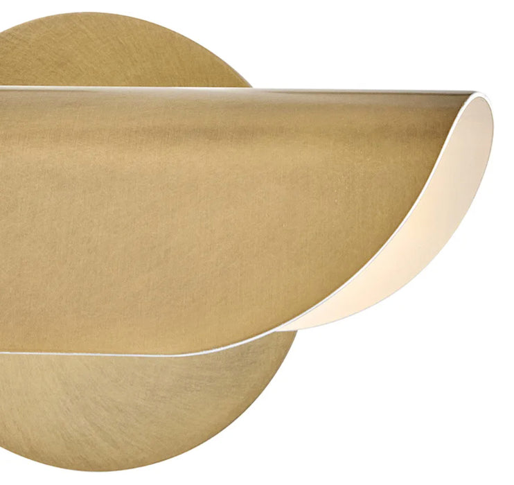 Hinkley 48523 Barrett 2-lt 13" LED Adjustable Accent Wall Light - Heritage Brass