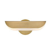 Hinkley 48523 Barrett 2-lt 13" LED Adjustable Accent Wall Light - Heritage Brass