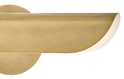 Hinkley 48524 Barrett 2-lt 20" LED Adjustable Accent Wall Light - Heritage Brass