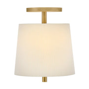 Hinkley 48533 Clive 3-lt 12" LED Semi-Flush Mount - Heritage Brass