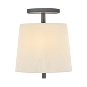 Hinkley 48533 Clive 3-lt 12" LED Semi-Flush Mount - Slate Bronze