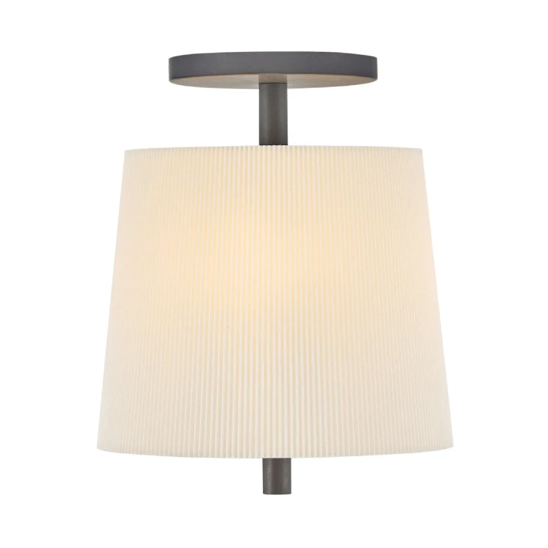 Hinkley 48533 Clive 3-lt 12" LED Semi-Flush Mount - Slate Bronze