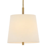 Hinkley 48537 Clive 4-lt 18" LED Chandelier - Heritage Brass