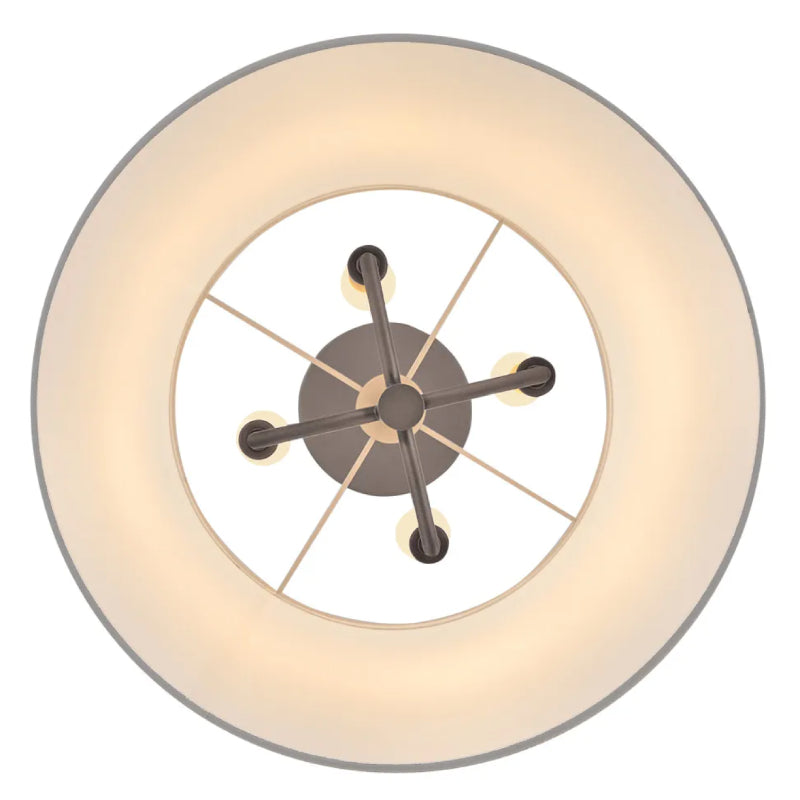 Hinkley 48537 Clive 4-lt 18" LED Chandelier - Slate Bronze
