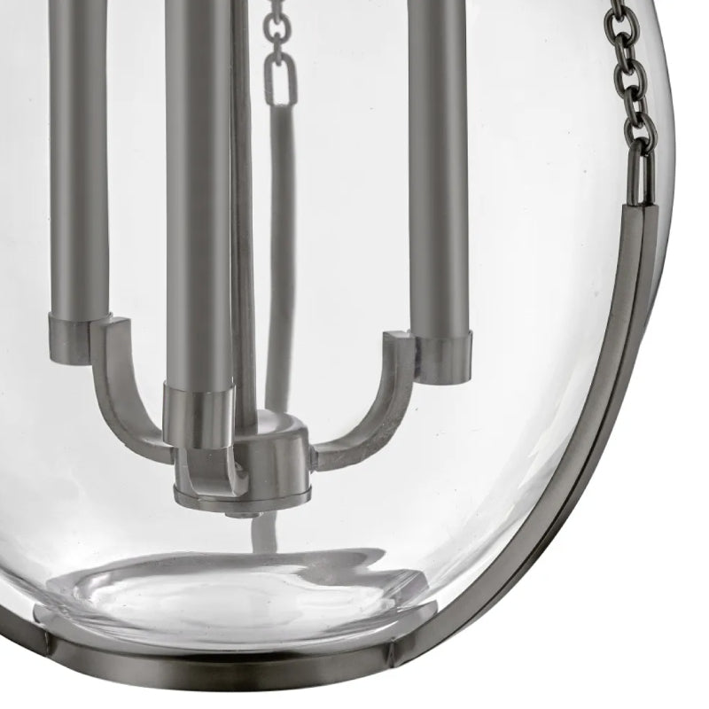 Hinkley 48557 Farrin 3-lt 14" LED Pendant - Gunmetal