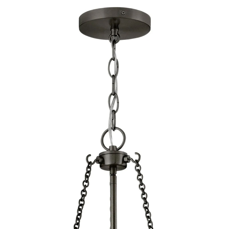 Hinkley 48557 Farrin 3-lt 14" LED Pendant - Gunmetal