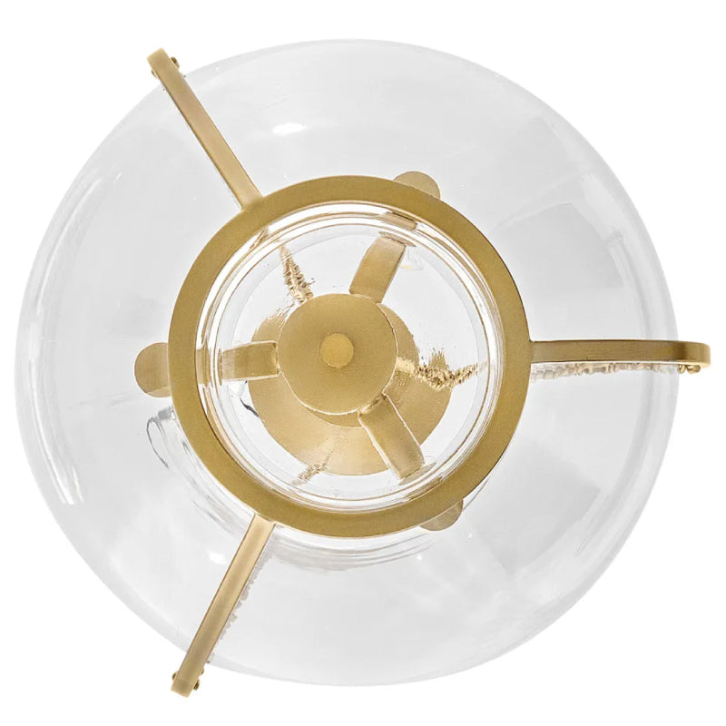 Hinkley 48557 Farrin 3-lt 14" LED Pendant - Lacquered Brass