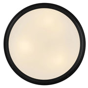 Hinkley 48561 Pierce 3-lt 14" LED Flush Mount - Black