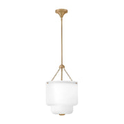Hinkley 48577 Adella 4-lt 14" LED Pendant - Etched Opal Glass