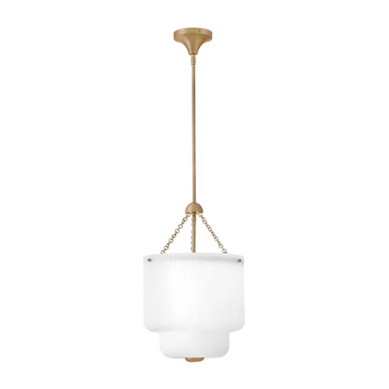 Hinkley 48577 Adella 4-lt 14" LED Pendant - Etched Opal Glass