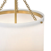 Hinkley 48577 Adella 4-lt 14" LED Pendant - Etched Opal Glass