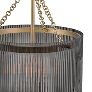 Hinkley 48577 Adella 4-lt 14" LED Pendant - Smoke Glass