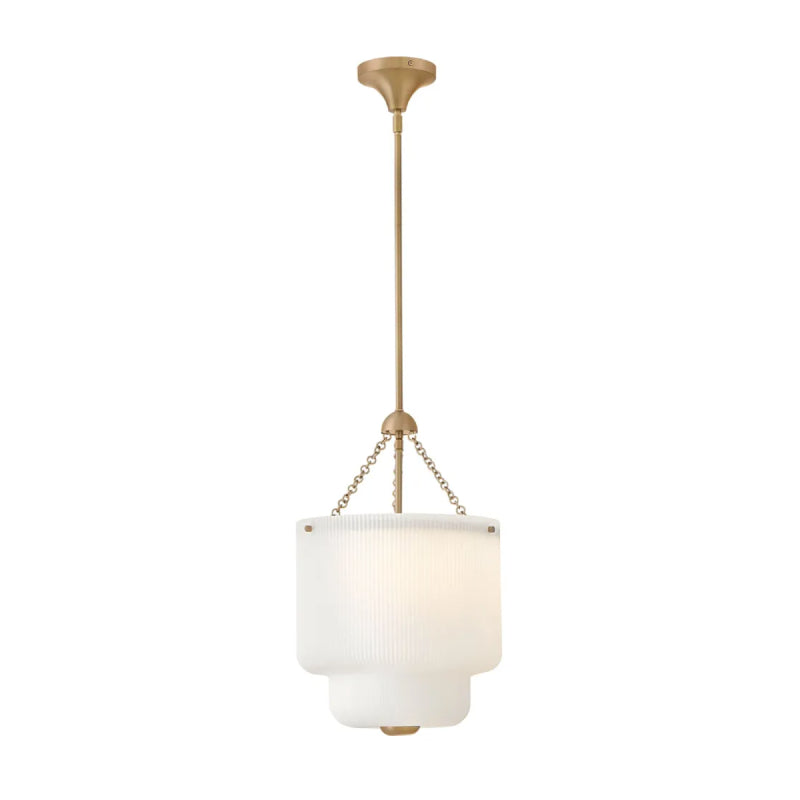 Hinkley 48577 Adella 4-lt 14" LED Pendant - Etched Opal Glass
