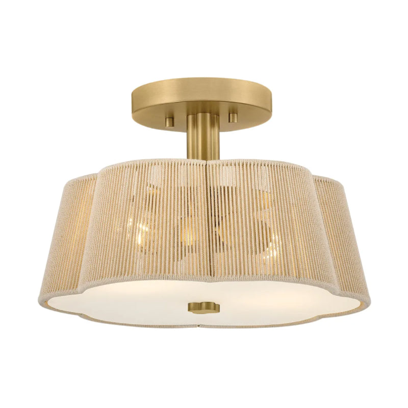 Hinkley 48581 Sasha 2-lt 14" LED Semi-Flush Mount