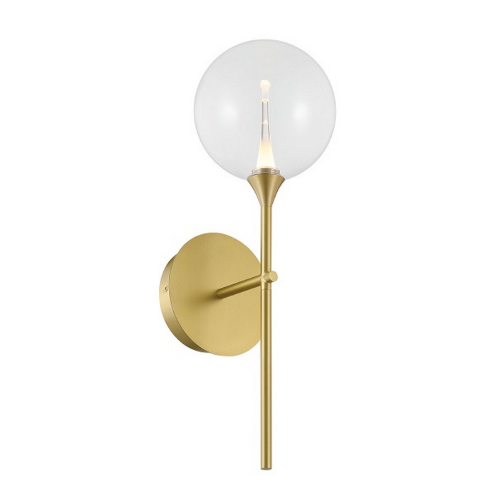 Eurofase 48910 Iissa 1-lt 19" Tall LED Wall Sconce - Gold/Clear
