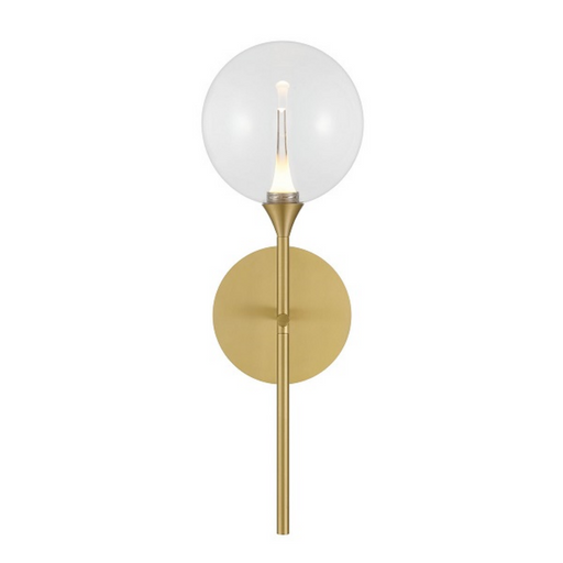Eurofase 48910 Iissa 1-lt 19" Tall LED Wall Sconce - Gold/Clear