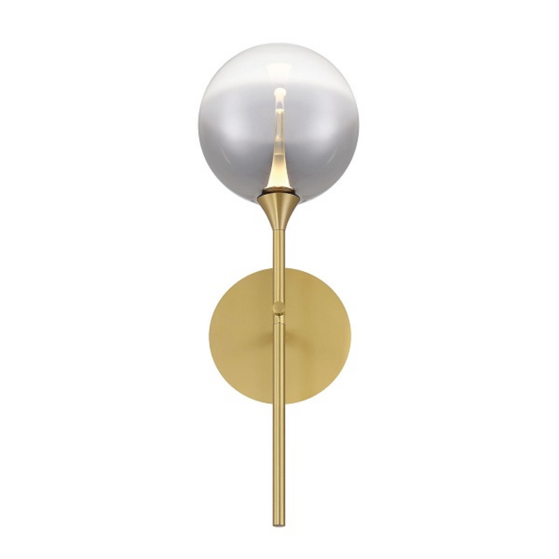 Eurofase 48910 Iissa 1-lt 19" Tall LED Wall Sconce - Gold/Smoke