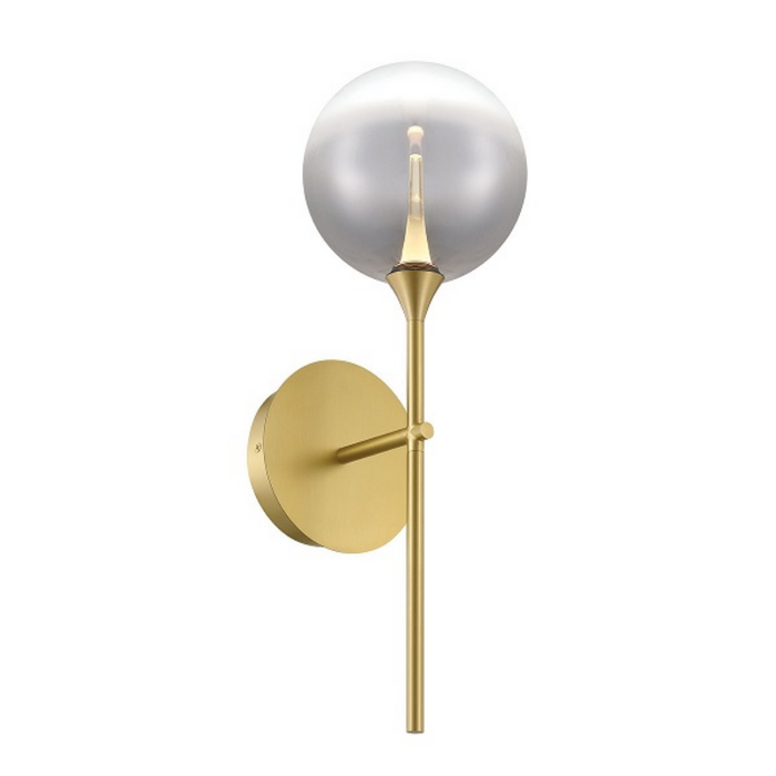 Eurofase 48910 Iissa 1-lt 19" Tall LED Wall Sconce - Gold/Smoke