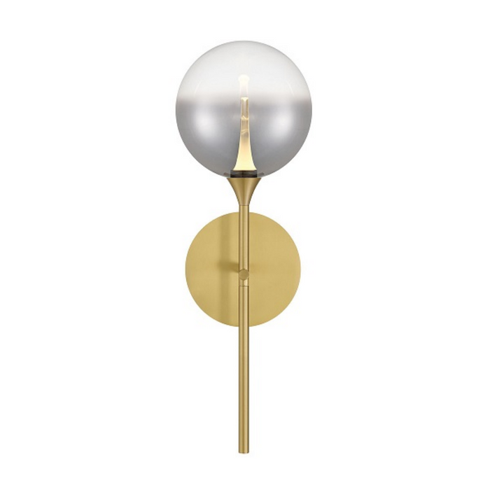 Eurofase 48910 Iissa 1-lt 19" Tall LED Wall Sconce - Gold/Smoke