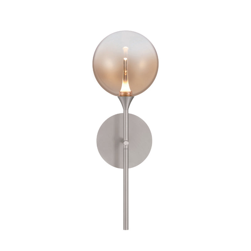 Eurofase 48911 Iissa 1-lt 19" Tall LED Wall Sconce - Amber Glass