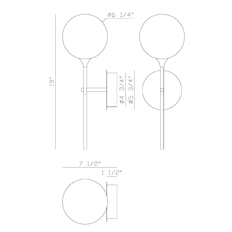 Eurofase 48912 Iissa 1-lt 19" Tall LED Wall Sconce