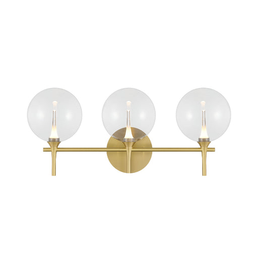 Eurofase 48913 Iissa 3-lt 24" LED Vanity Light - Clear Glass