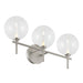 Eurofase 48914 Iissa 3-lt 24" LED Vanity Light - Clear Glass