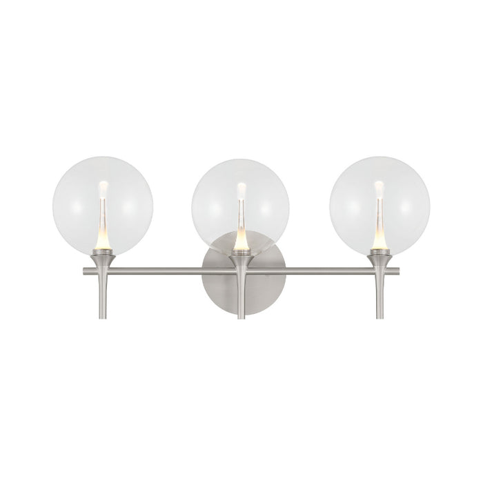 Eurofase 48914 Iissa 3-lt 24" LED Vanity Light - Clear Glass
