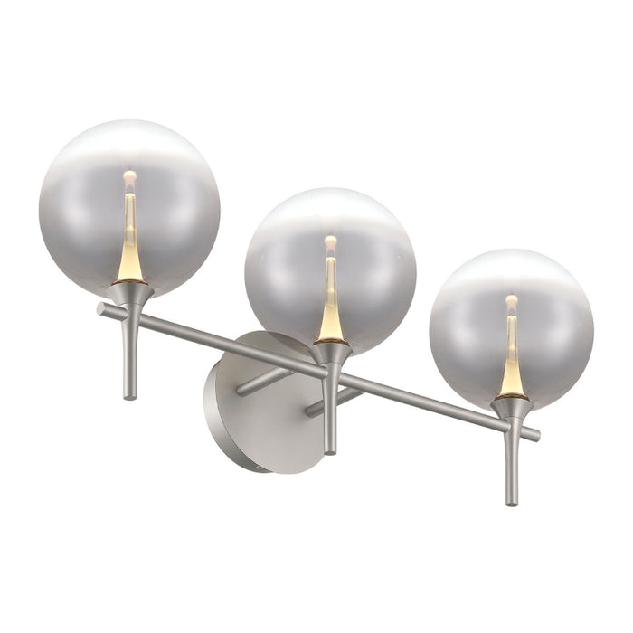 Eurofase 48914 Iissa 3-lt 24" LED Vanity Light - Smoke Glass