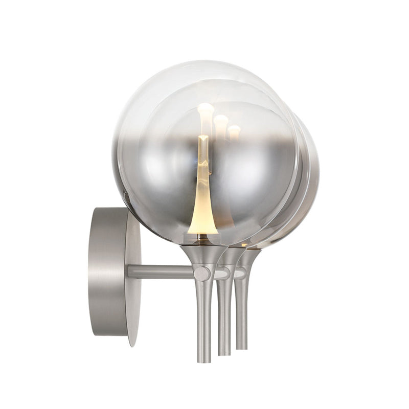 Eurofase 48914 Iissa 3-lt 24" LED Vanity Light - Smoke Glass