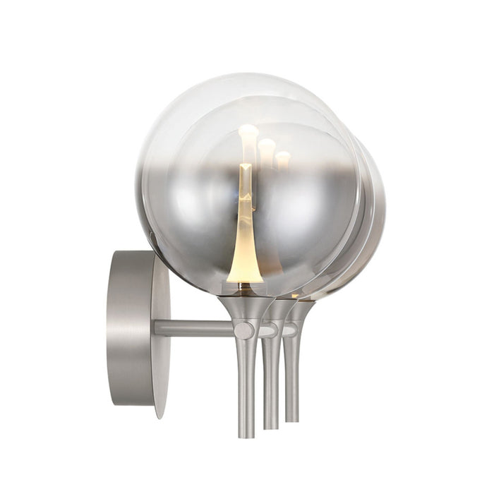 Eurofase 48914 Iissa 3-lt 24" LED Vanity Light - Smoke Glass