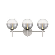 Eurofase 48914 Iissa 3-lt 24" LED Vanity Light - Smoke Glass