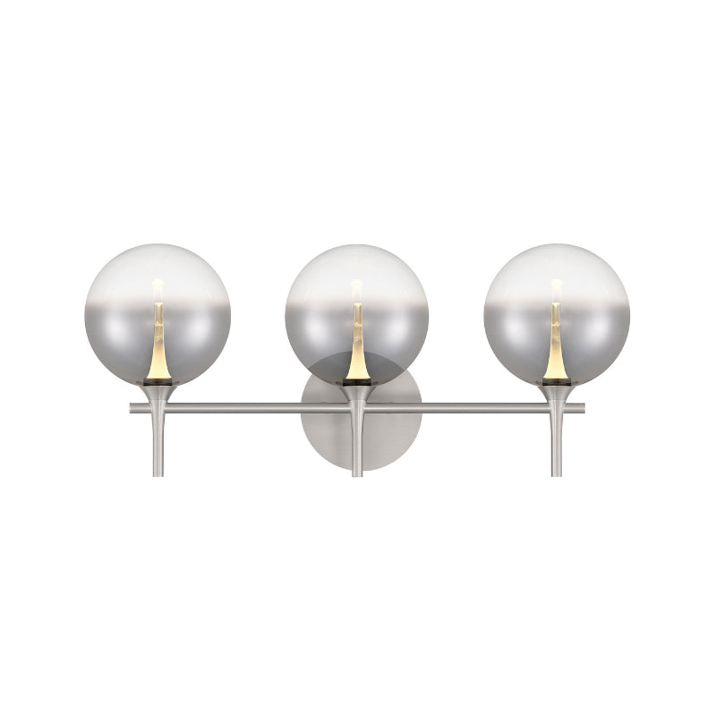 Eurofase 48914 Iissa 3-lt 24" LED Vanity Light - Smoke Glass